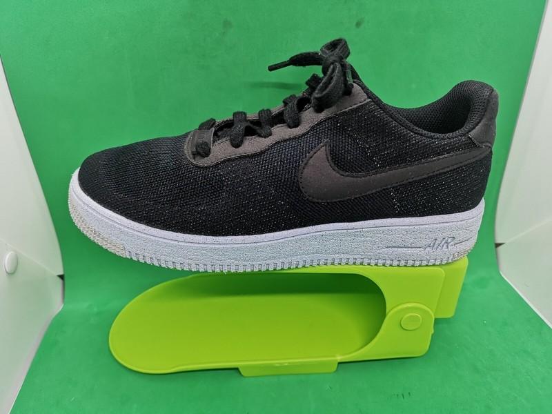 Size 7 (GS) - Nike Air Force 1 Crater Flyknit Low Black Chambray Blue