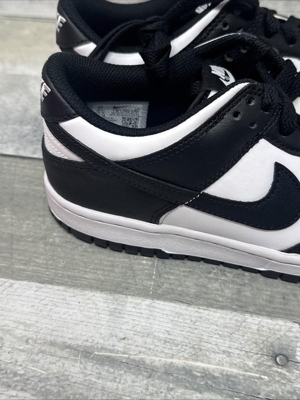 Size 7 (GS) - Nike Dunk Low Black White