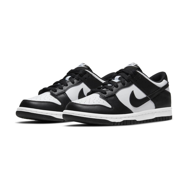 Size 7 (GS) - Nike Dunk Low Black White