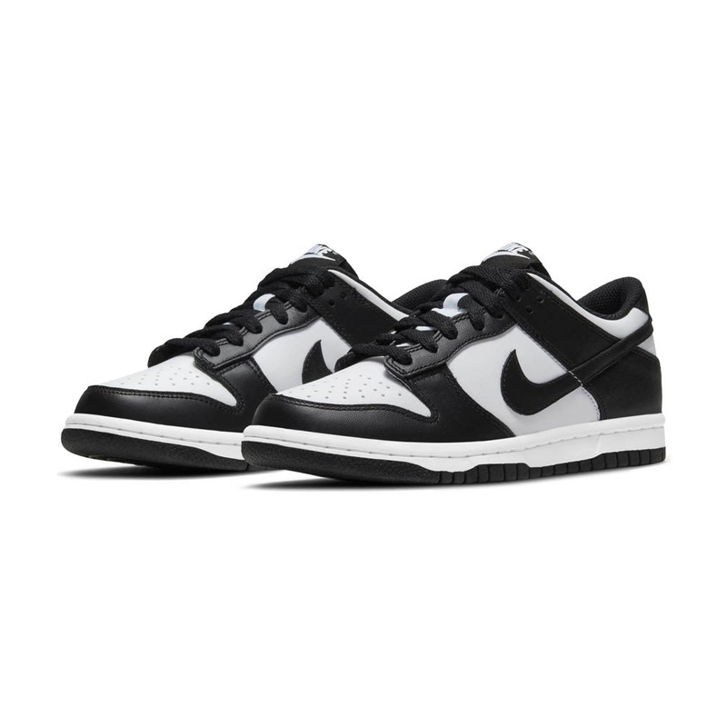 Size 7 (GS) - Nike Dunk Low Black White