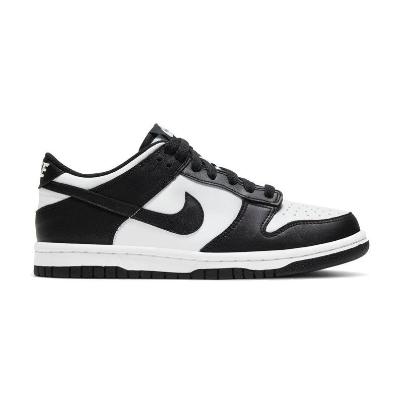 Size 7 (GS) - Nike Dunk Low Black White