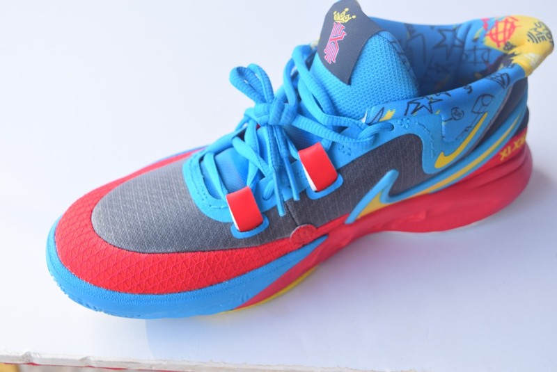 Size 7 (GS) - Nike Kyrie 8 SE GO Low Black Blue Tour Yellow