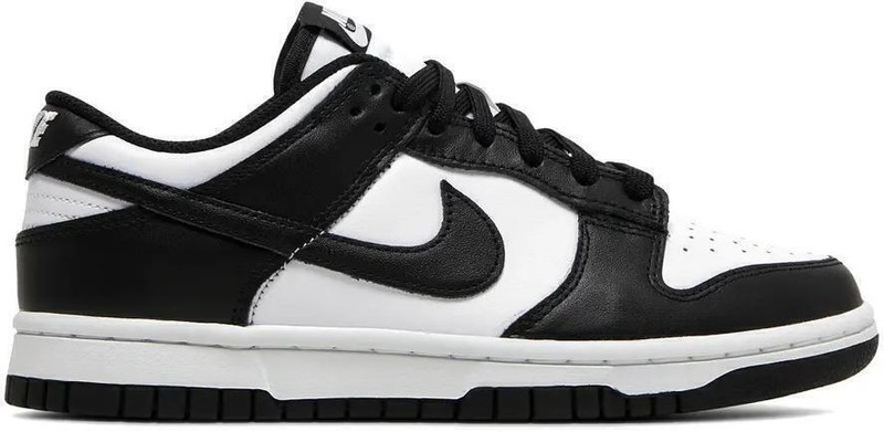Size 7 - Nike Dunk Low Black White W