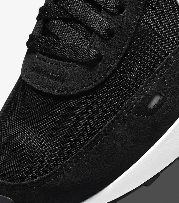 Size 7 - Nike Waffle One Black White W