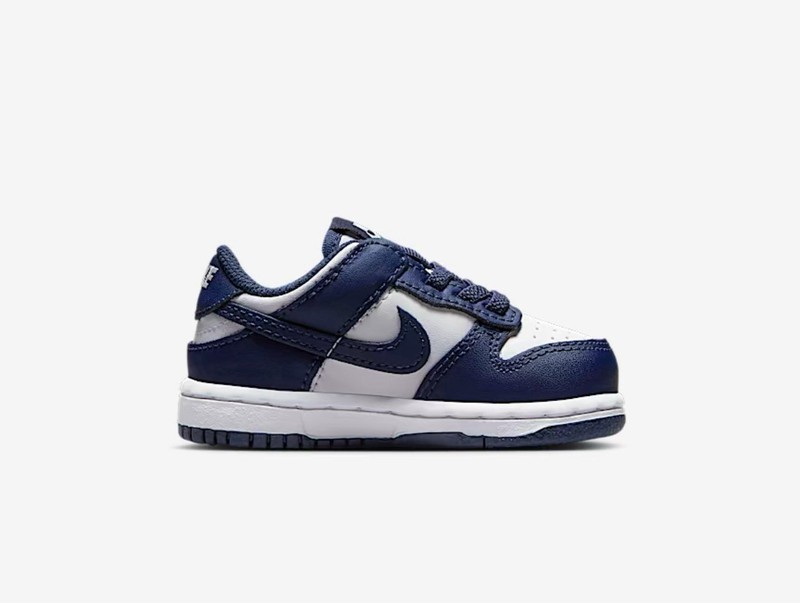 Size 7c - Nike Dunk Low Midnight Navy Toddler 2024 Authentic - Brand New