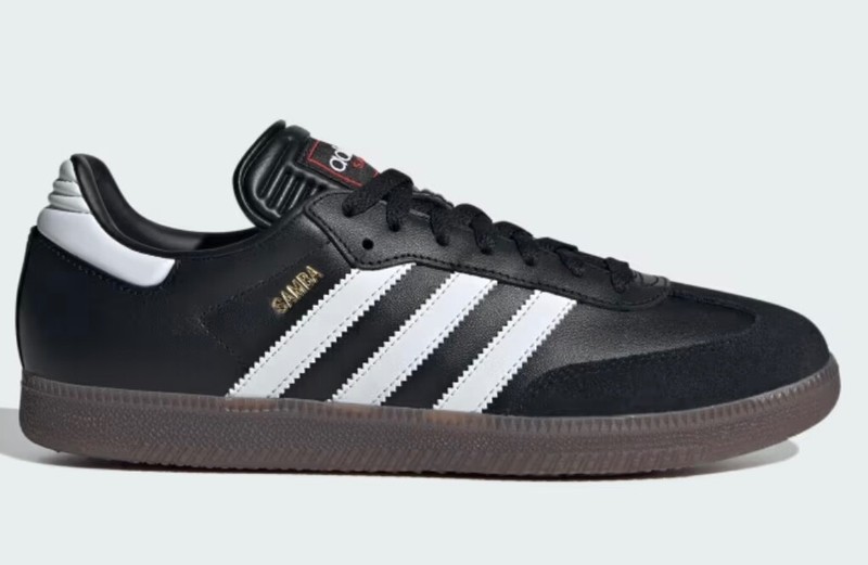 Size 8.5 - Adidas Samba Indoor Black White Gum