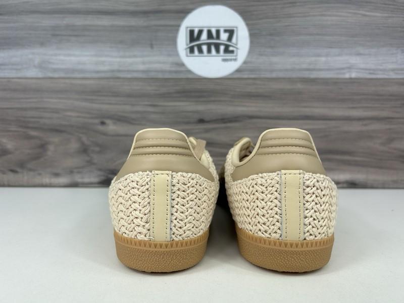 Size 8.5 - Adidas Samba OG Knit Pack - Sand Strata W