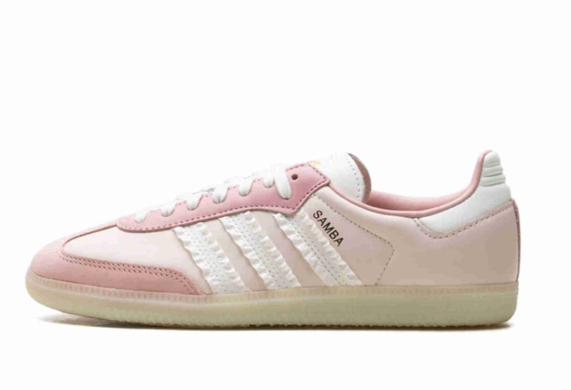 Size 8.5 - Adidas Samba Ruffle Stripes Pack - Wonder Mauve W