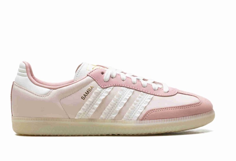 Size 8.5 - Adidas Samba Ruffle Stripes Pack - Wonder Mauve W