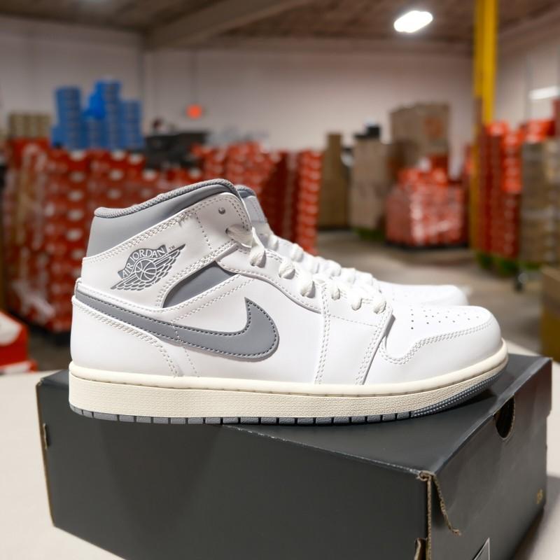 Size 8.5 - Air Jordan 1 Mid Neutral Grey