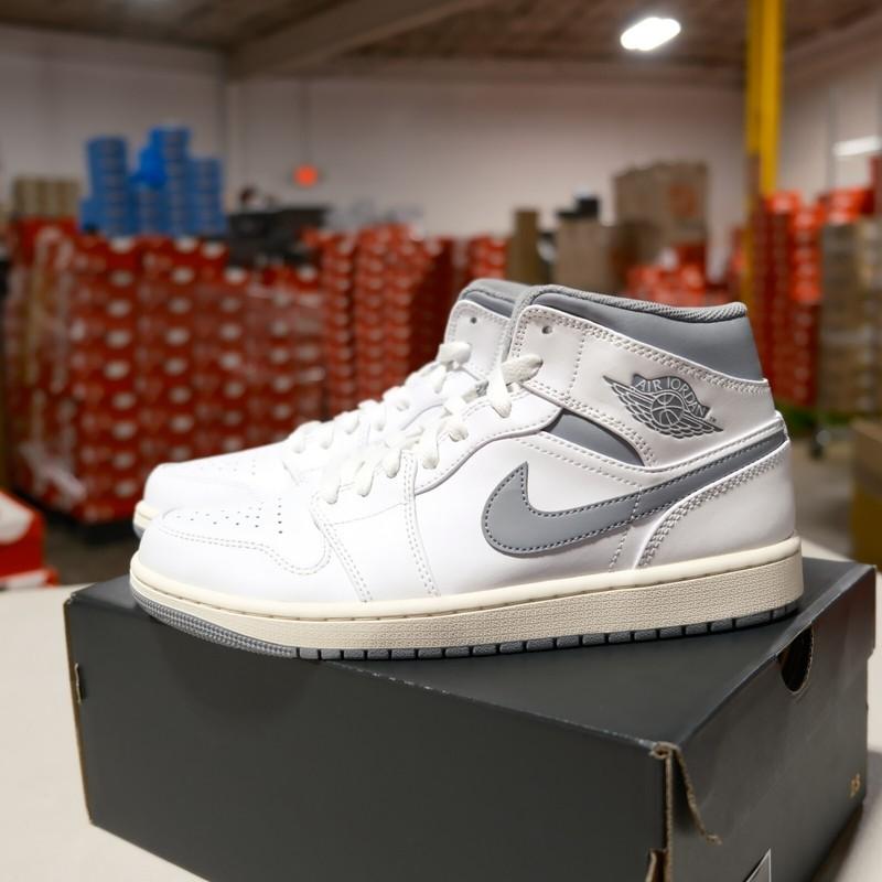 Size 8.5 - Air Jordan 1 Mid Neutral Grey