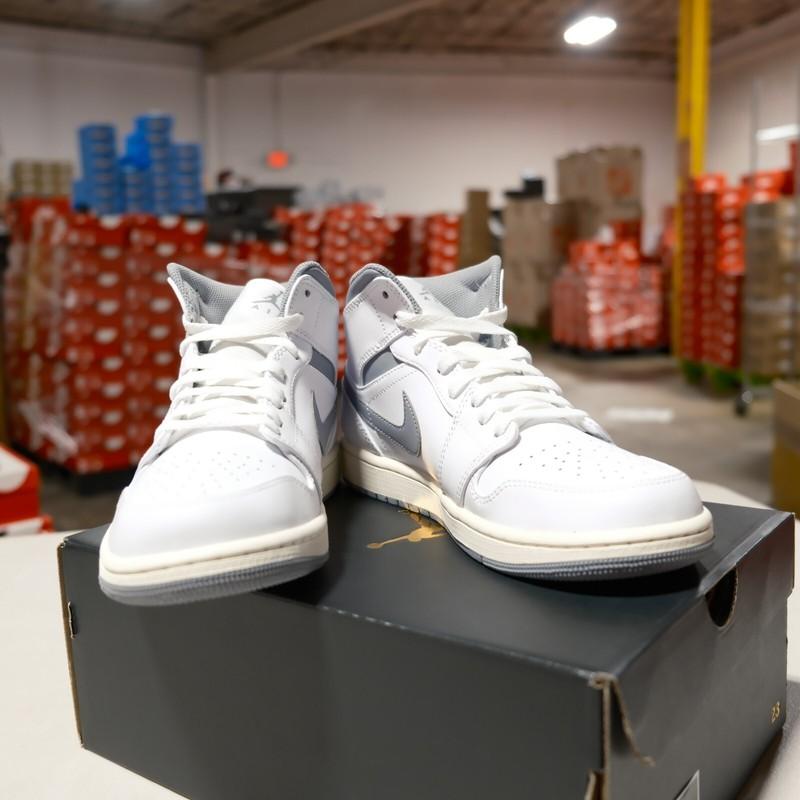 Size 8.5 - Air Jordan 1 Mid Neutral Grey