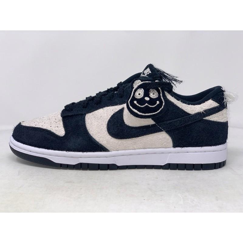 Size 8.5 - Nike Dunk SE Low Panda-Monium Pack - Black Suede