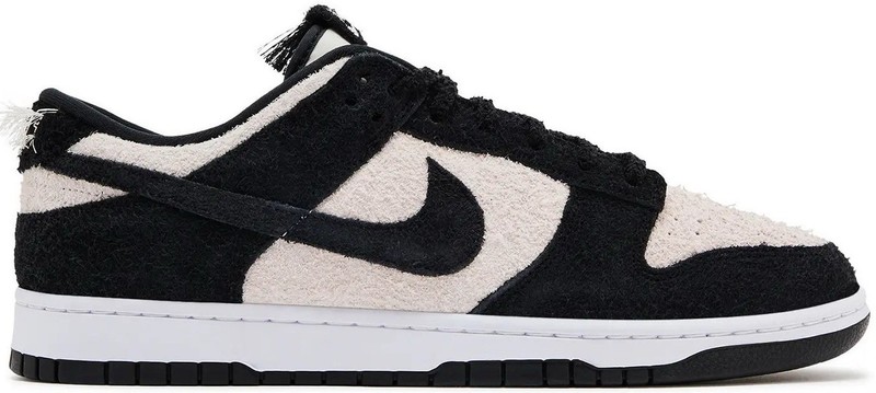 Size 8.5 - Nike Dunk SE Low Panda-Monium Pack - Black Suede