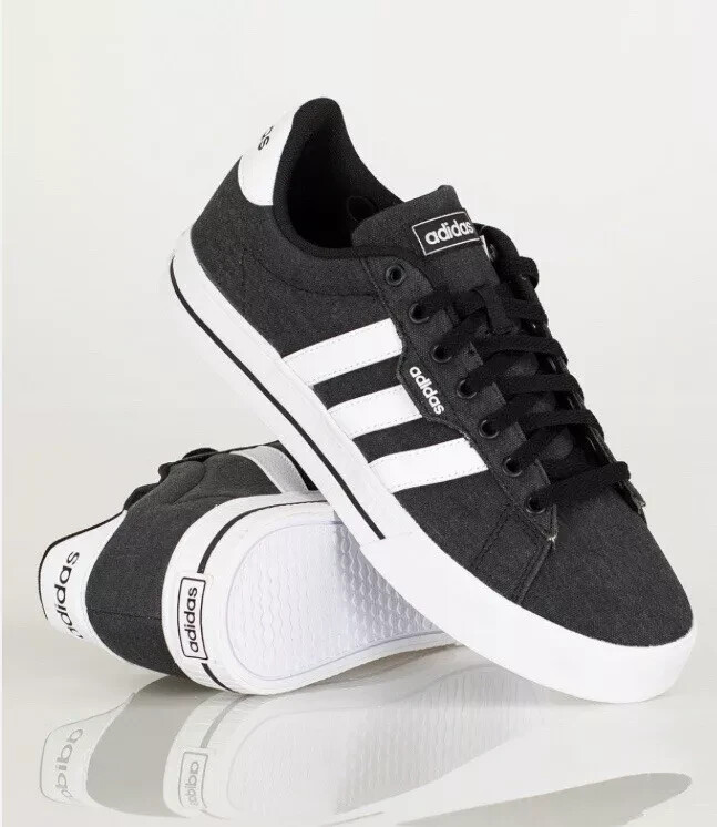 Size 8 - Adidas Daily 3.0 Black White