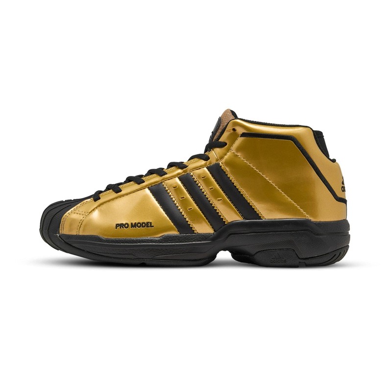 Size 8 - Adidas Pro Model 2G Gold Metallic