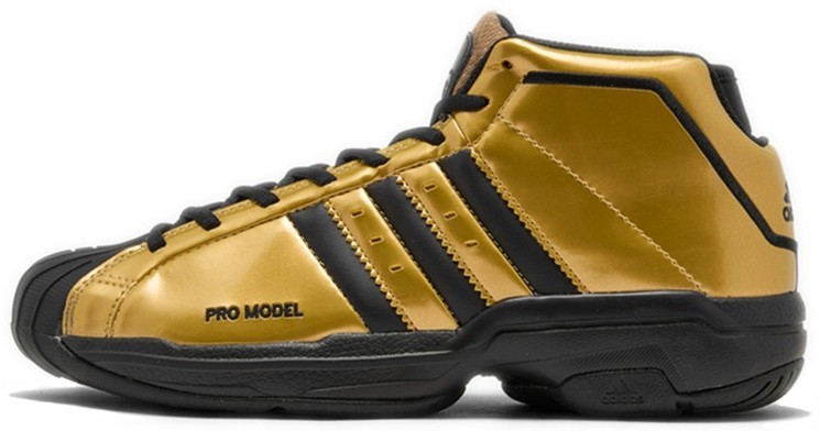 Size 8 - adidas Pro Model 2G Gold Metallic