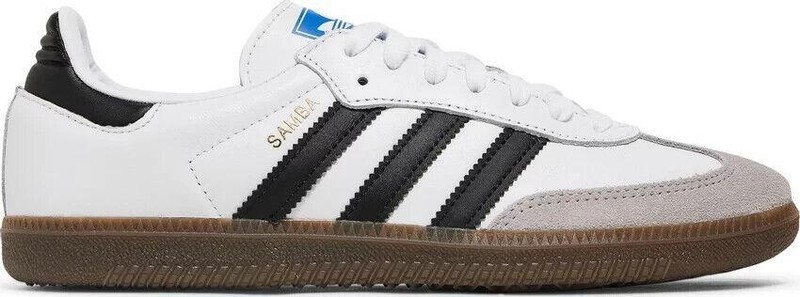 Size 8 - adidas Samba OG Low White Black Gum