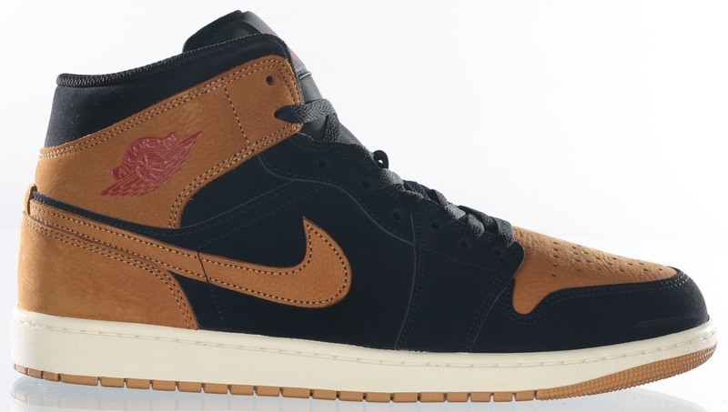Size 8 - Air Jordan 1 Mid Black Flax