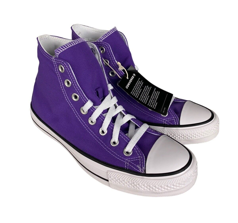 Size 8 - Converse Chuck Taylor All Star High Electric Purple