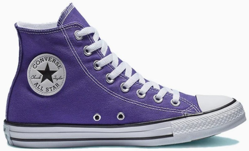 Size 8 - Converse Chuck Taylor All Star High Electric Purple