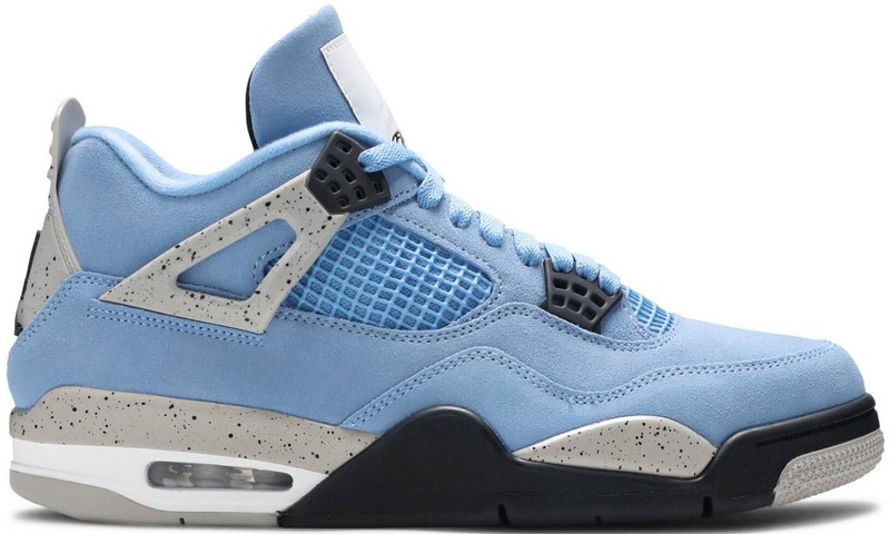 Size 8 - Jordan 4 Retro Mid University Blue