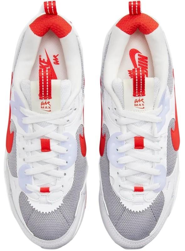 Size 8 - Nike Air Max 90 Futura White Picante Red W