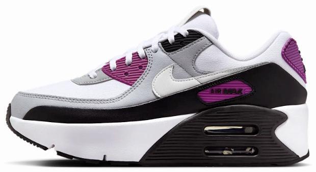 Size 8 - Nike Air Max 90 LV9 Bold Berry Wolf Grey W