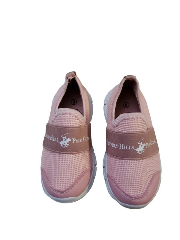 Size 8 Toddler Girls Beverly Hills Polo Club Pink Shoes New Without Tags