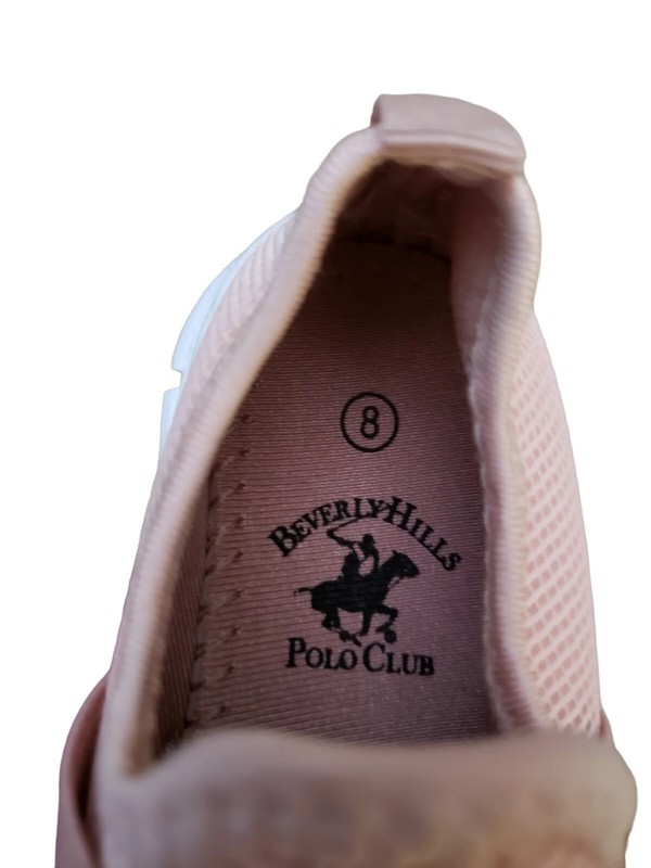 Size 8 Toddler Girls Beverly Hills Polo Club Pink Shoes New Without Tags