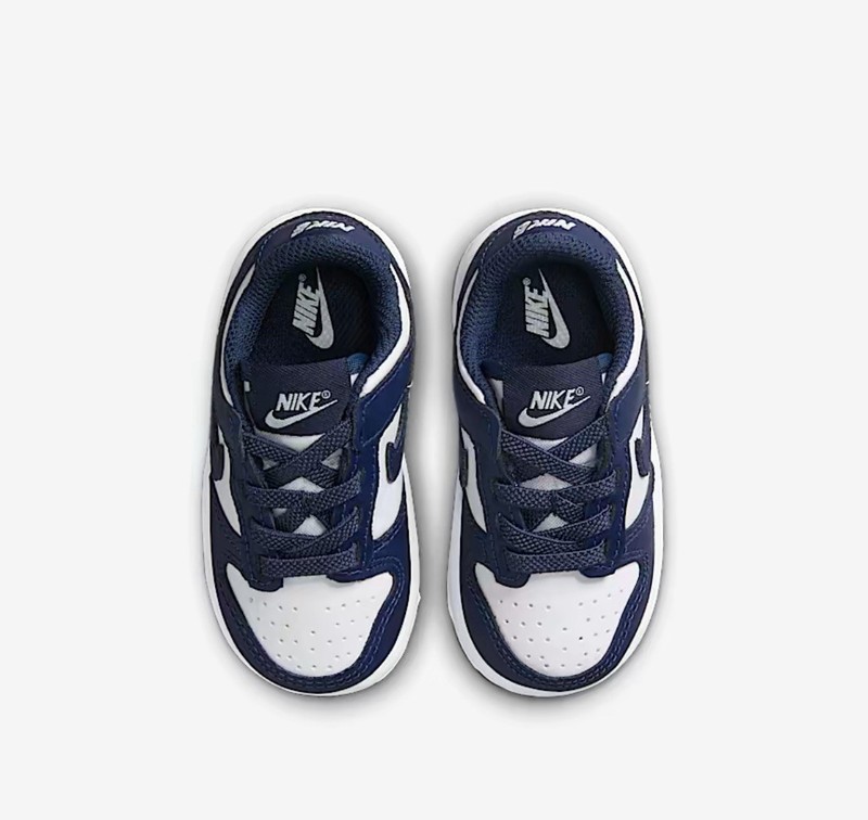 Size 8c - Nike Dunk Low Midnight Navy Toddler 2024 Authentic - Brand New