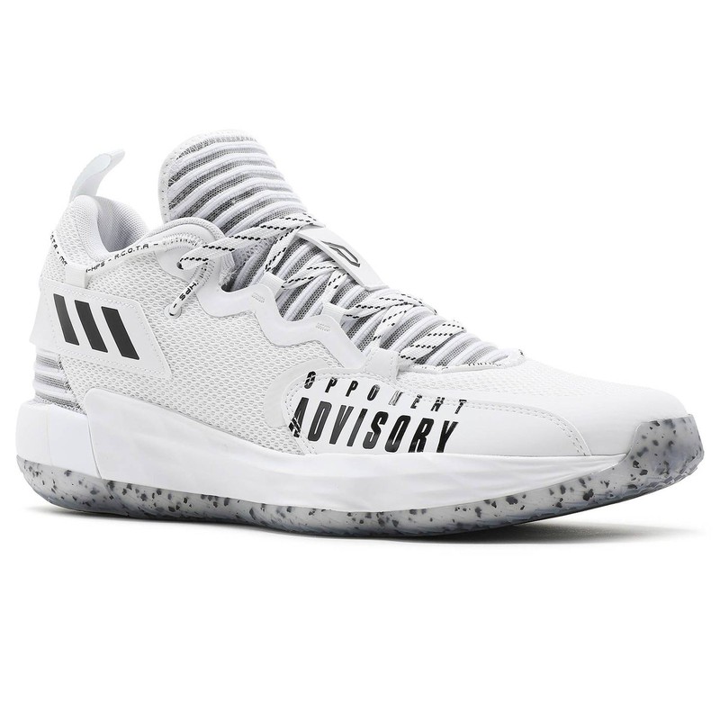Size 9.5 - Adidas Dame 7 EXTPLY Opponent Advisory - White