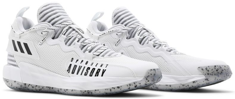 Size 9.5 - adidas Dame 7 EXTPLY Opponent Advisory - White