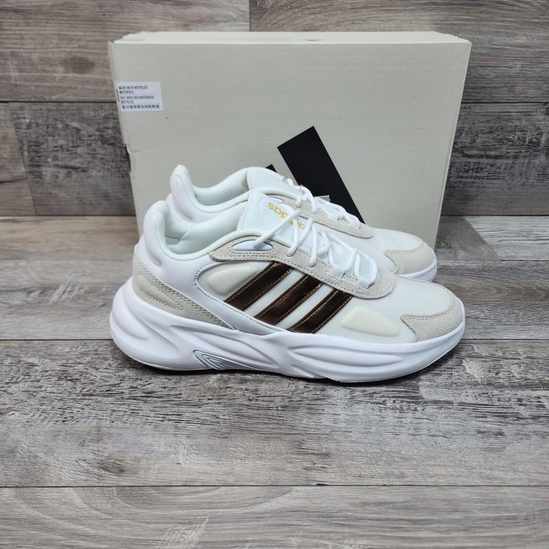 Size 9.5 - Adidas Ozelle Cloudfoam Low White W