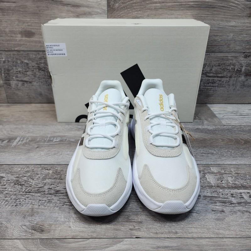 Size 9.5 - Adidas Ozelle Cloudfoam Low White W