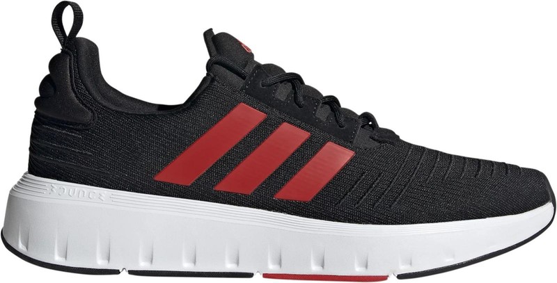 Size 9.5 - adidas Swift Run Black Scarlet
