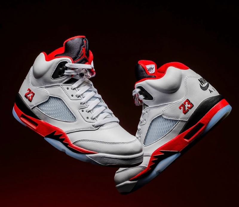 Size 9.5 - Air Jordan 5 Retro 2025 Fire Red