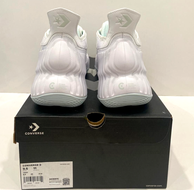 Size 9.5 - Converse All Star BB Prototype CX Mid White Aqua Mist