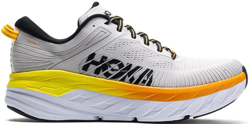 Size 9.5 - Hoka One One Bondi 7 Nimbus Cloud Yellow