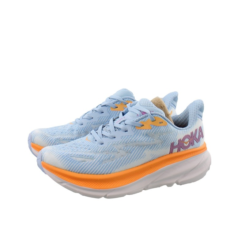 Size 9.5 - Hoka One One Clifton 9 Vibrant Orange Impala