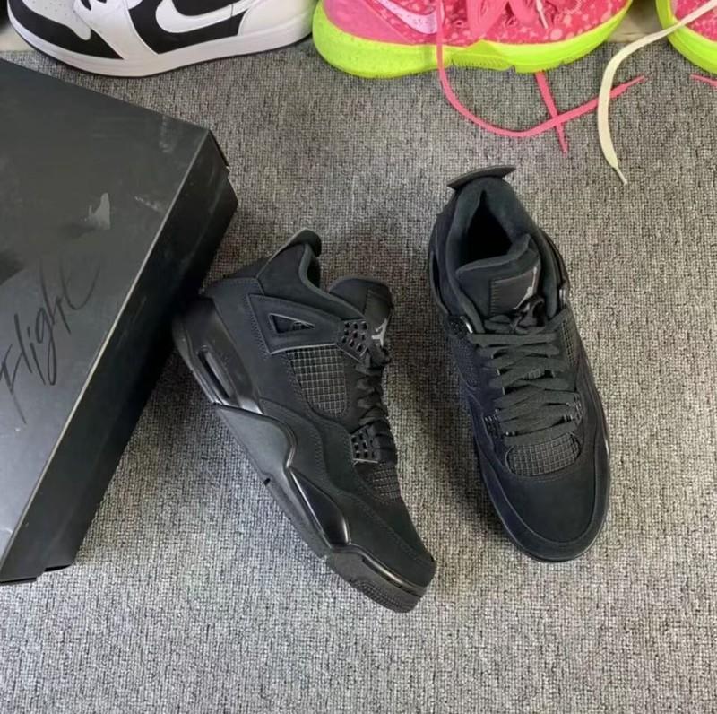 Size 9.5 - Jordan 4 Retro Mid Black Cat