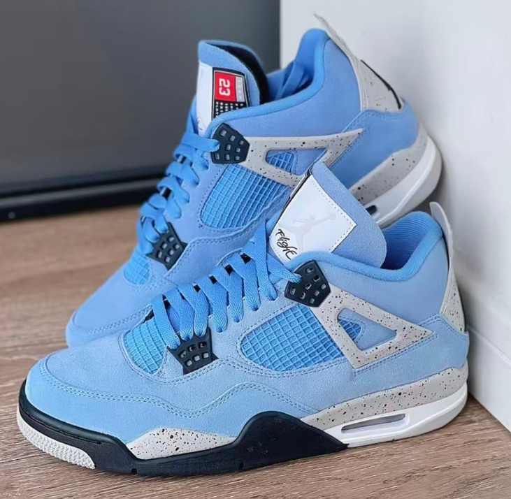 Size 9.5 - Jordan 4 Retro Mid University Blue