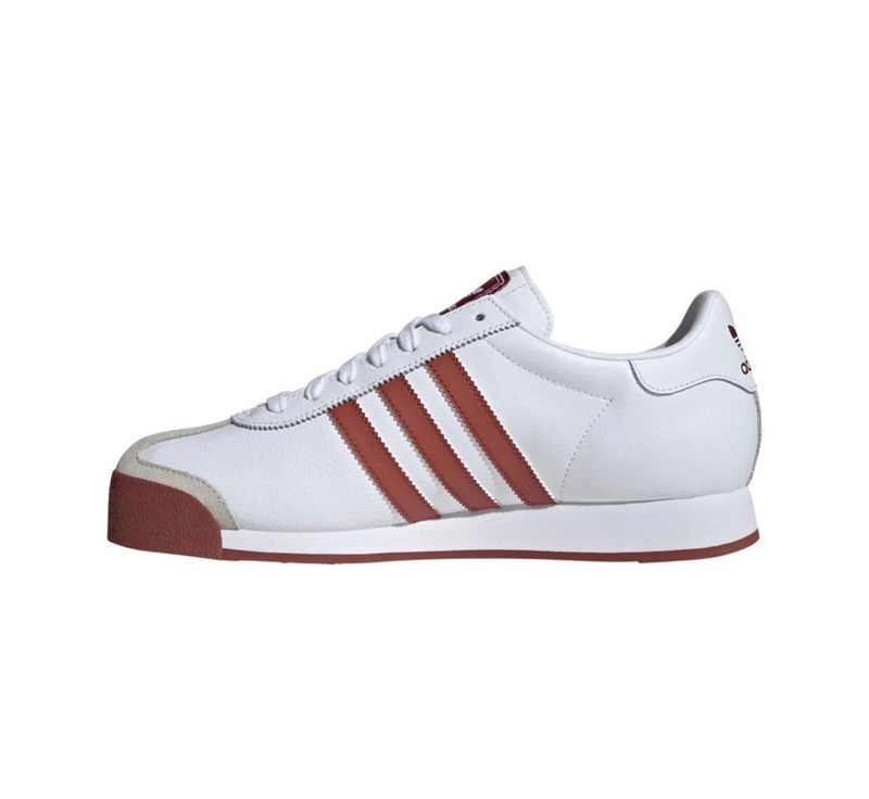 Size 9.5 Men’s Adidas Samoa Cloud White/Preloved Ruby JQ0045 Brand New In Box