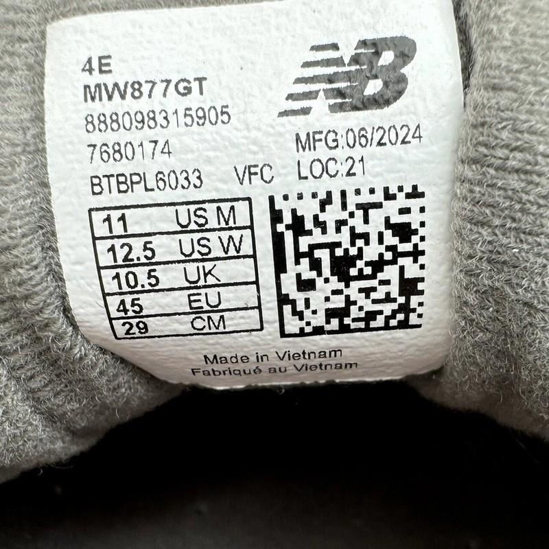 Size 9.5 - New Balance 877 Grey - MW877GT