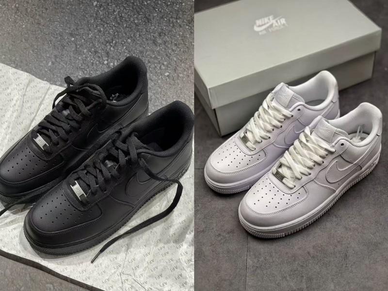 Size 9.5 - Nike Air Force 1 '07 Low White Black