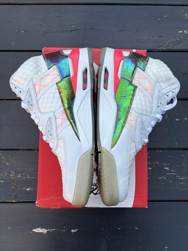 Size 9.5 - Nike Air Trainer SC PRM QS High White Hyper Punch