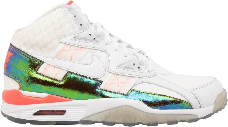 Size 9.5 - Nike Air Trainer SC PRM QS High White Hyper Punch