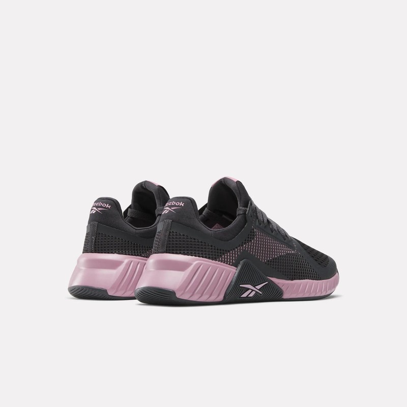 Size 9.5 - Reebok Flip Charge Black Dusty Rose W