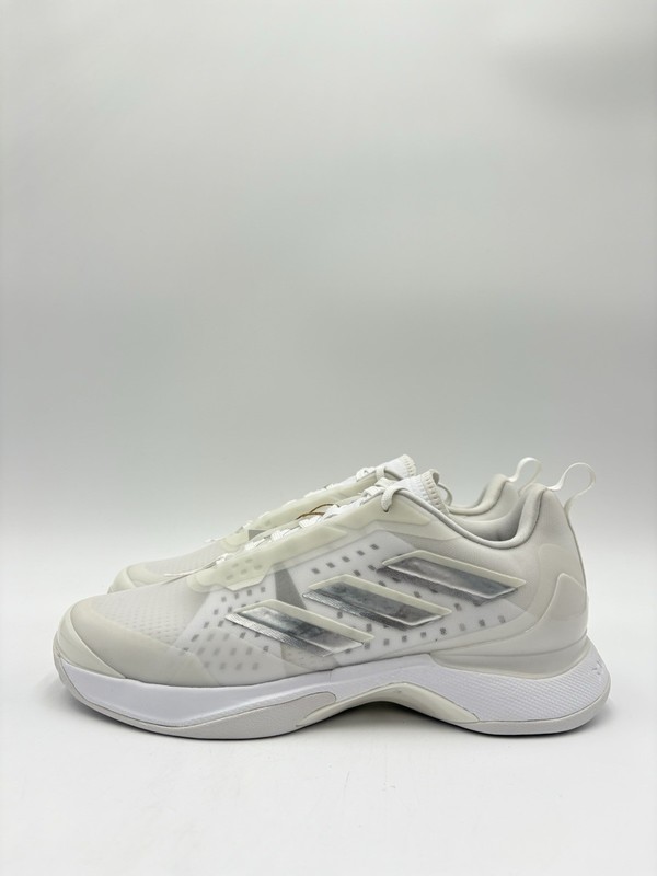 Size 9 - Adidas Avacourt White Silver Metallic W
