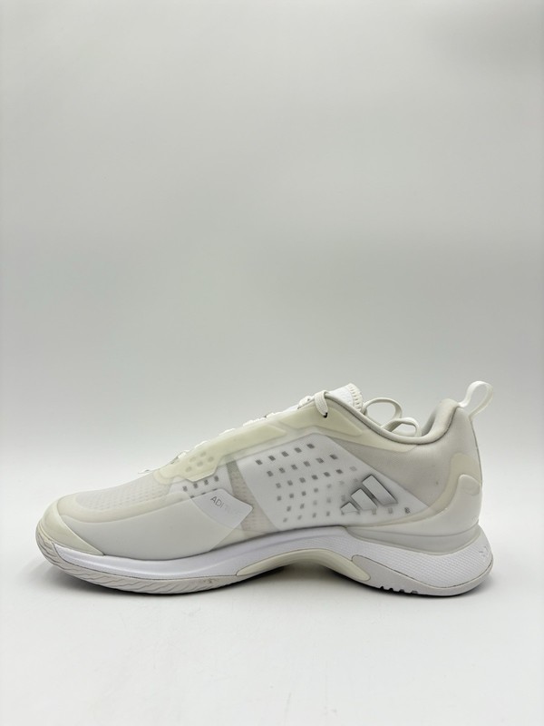 Size 9 - Adidas Avacourt White Silver Metallic W